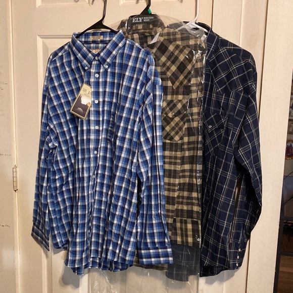 Men’s western long sleeve shirts all 3 size XL . Unworn just tried on - Picture 1 of 8